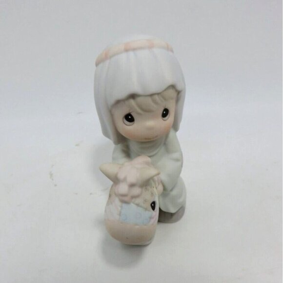 PRECIOUS MOMENTS "Making A Trail To Bethlehem" Porcelain Figurine Boxed 1995 - Picture 8 of 10